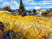 Green wheat field, 1889