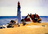 Lighthouse and buildings, portland head