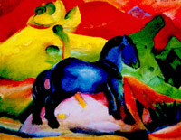 Das blaue pferdchen, 1912