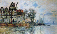 Gezicht op amsterdam, 1874