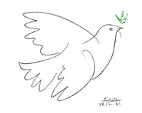 Dove of peace - branch
