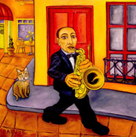 Jazz cat alley I