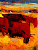 Mucche nei campi