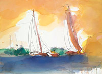 Sailing in de sunset
